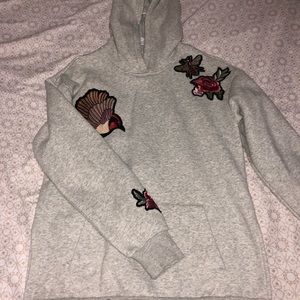 Over size gray sweater